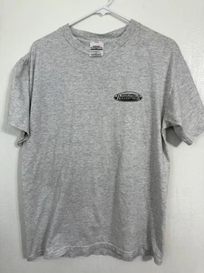 Vintage Wrangler Rugged Wear T-Shirt grau sucht Partner Grafikdruck Größe L - Bild 1 von 8