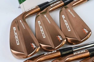Cobra King RF Forged MB Copper Irons / 4-PW / X-Flex N.S.Pro Modus3 Tour 120 - Picture 1 of 7