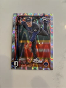 2025 Topps Chrome - Tarik Skubal #258 RayWave Refractor - Bild 1 von 2