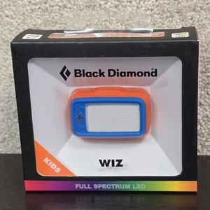 Black Diamond WIZ Headlamp Full Spectrum LED for Kids Blue Orange New - Picture 1 of 3
