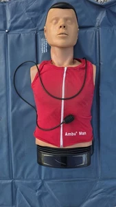 Ambu Man CPR Training Manikin Dummy W/ Case - Picture 1 of 5