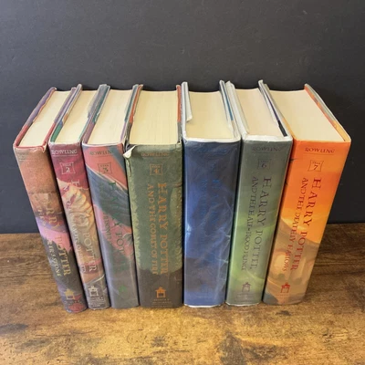 Harry Potter Hardcover Books Set 1-7 First American Editions 1st Editions US - Image 1 of 4