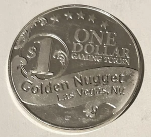 Gettone da gioco One Dollar Golden Nugget - Foto 1 di 2