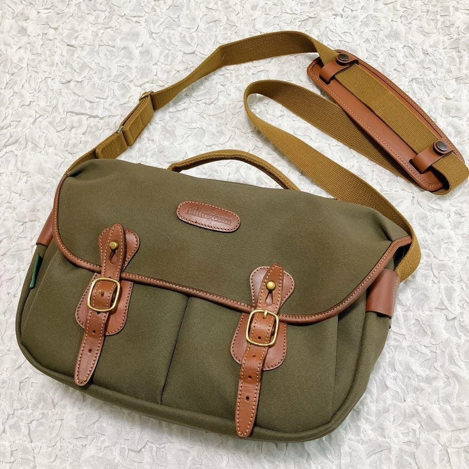 Bolso para cámara Billingham Hadley Pro cuero verde salvia usado Foto 1 de 4