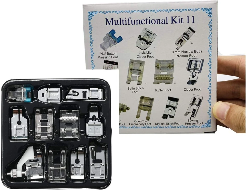 Presser Feet Set, 11 Pieces, Sewing Machine Foot - Image 1 of 3