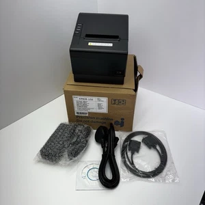 KP80B-USE 80mm Thermal Label Printer w/ Auto Cutter USB Ethernet Serial POS-New - Picture 1 of 15
