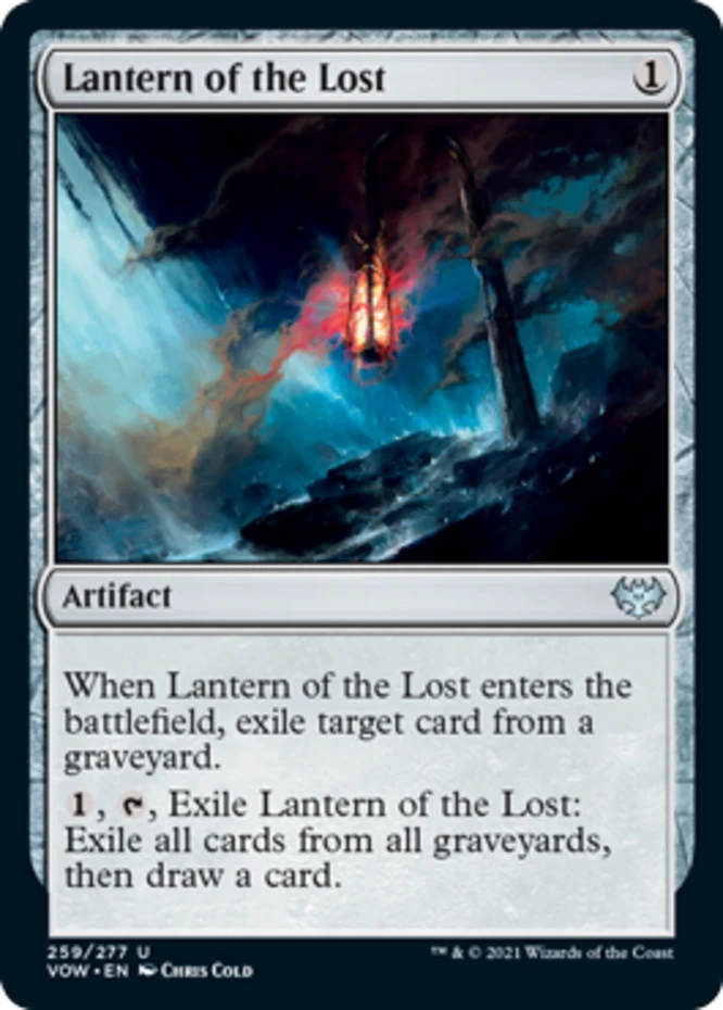 x1 Lantern of the Lost - Innistrad: Crimson Vow - NM - MTG - Image 1 of 1