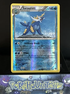 Pokemon Card Samurott 32/114 Steam Siege Reverse Holo Rare Near Mint - Picture 1 of 2
