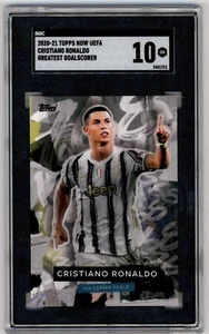 2020-21 Topps Now UEFA Greatest Goalscorer 768 Goals Cristiano Ronaldo SGC 10 - Picture 1 of 2