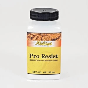 Fiebing's 4oz Bottle of Pro Resist Maximizes Contrast for Antiquing & Staining - Picture 1 of 1