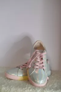 Michael Kors - Jem Hope Schnür Sneaker - Gr. 4 - Farbe weiß irisierend - NEU - Bild 1 von 6