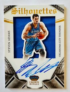 Steven Adams 2014-15 Panini Preferred Silhouettes Used Jersey Autograph Auto /60 - Imagen 1 de 2