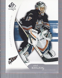 2005-06 SP Authentic #100 Olaf Kolzig - NM-MT