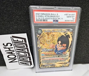Dragon Ball Super BT14-097 Sohn Goku Zenkai Event 11 Promo-Karte - PSA 10 EDELSTEINE NEUWERTIG - Bild 1 von 2