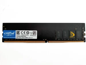 Crucial 8GB 1RX8 PC4-2400T DDR4 2400 MHz 288 pines UDIMM memoria de escritorio 1 pieza - Imagen 1 de 4