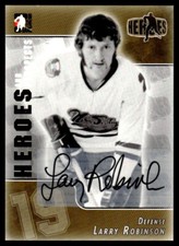 2004-05 In The Game Heroes and Prospects Autographs Larry Robinson Auto #A-LRO