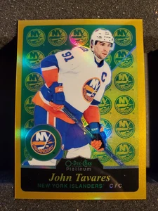 2015-16 OPC Platinum Retro John Tavares Gold Rainbow #/149 - Picture 1 of 2