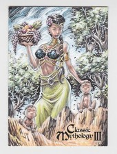 2018 Perna Studios Classic Mythology III Fruit Goddesses Sketch Card Anthony Tan