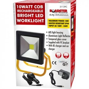 10W COB LED Rechargeable Cordless Portable Work Light TENT CAMP Car Garage TORCH - Picture 1 of 6