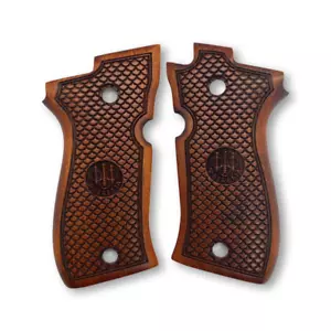 ZIB EMPUÑADURAS Beretta F81 / 84 empuñaduras hechas a mano de empuñaduras de madera Ars.013 - Imagen 1 de 5