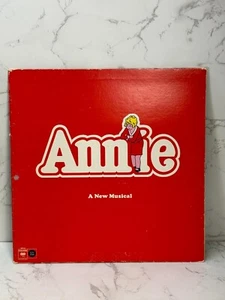 ANNIE A New Musical Vinyl Record LP 1977 CBS 34712 Broadway Cast VG - Picture 1 of 6