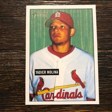 2005 Bowman Heritage #85 Yadier Molina St. Louis Cardinals Baseball Card
