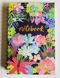 Studio Oh! Suculento Paradise Cactus cuaderno espiral diario tapa dura - Imagen 1 de 3