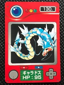 Tarjeta Gyarados 130 Vintage Mini Carddass Pokémon Zukan Pokdex Japonesa NNINTENDO - Imagen 1 de 11