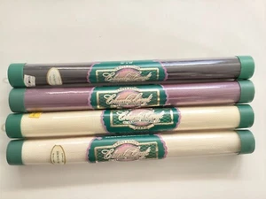 CHARLES CRAFT  Cross Stitch Tubes  14 Count  15" x 18"  NEW  Lot Purple Black - Picture 1 of 4