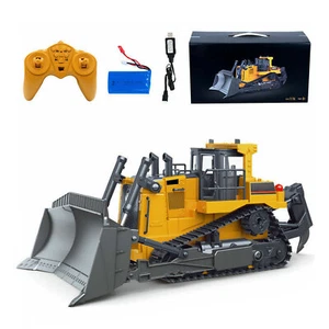 HUINA 1/16 RC Bulldozer Vorderseite Lader Traktor Fernbedienung LKW Konstruktion - Bild 1 von 15