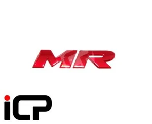 Genuine Red MR Rear Badge Emblem Fits: Mitsubishi EVO 8 9 7415A162 - Picture 1 of 2