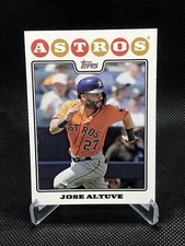 2020 Topps Series 1 Jose Altuve 2008 Topps Choice Insert TC-21 Houston Astros