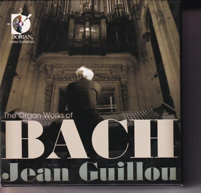 JEAN GUILLOU The Organ Works Of Bach 6-DISC CD BOX SET 2010 Dorian Made in USA - Image 1 of 2