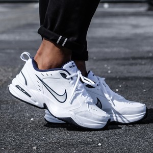 Nike Air Monarch Iv Blanco / azul | platanitos.com