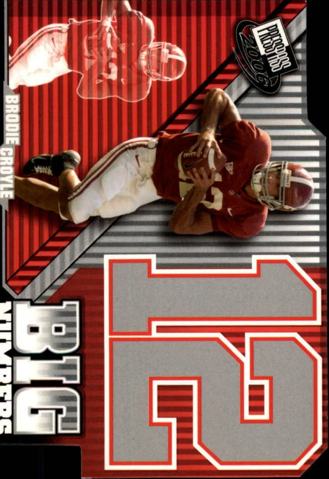 2006 Press Pass Big Numbers Football Card Pick - Image 1 of 1