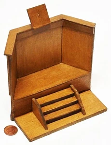 Dolls House Wooden Church Pulpit & Steps 1:12 Scale Miniature Accessory A tumdee - Picture 1 of 2