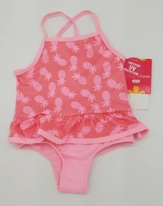 New PINK PINEAPPLE Toddler Girls Sizes 2T 3T 4T One-Piece Bathing Swim Suit - Picture 1 of 3