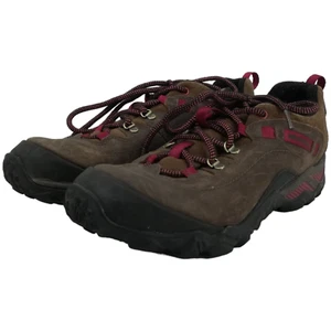 Merrell Chameleon Shift Traveler Cafe Brown Leather Hiking Shoes Boots Size 8.5 - Picture 1 of 13