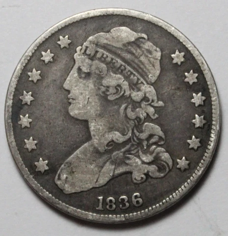 1836 Capped Bust Quarter DU492 Cover