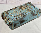 Indian Wooden Antique Brick Mold Hand carved Converted to box