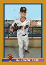 MACKENZIE GORE 2021 BOWMAN 1991 BOWMAN JUMBO GOLD 5x7 #/10 SAN DIEGO PADRES