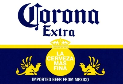 Corona Poster, La Cerveza Mas Fina, Mexican Beer, Mexico  - Image 1 of 4
