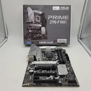 ASUS Z790-P ATX Motherboard with WiFi 6, PCIe 5.0, DDR5 -NOT WORKING- - Afbeelding 1 van 7