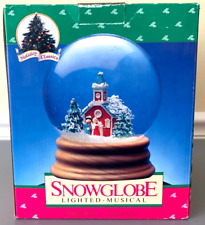 Holiday Classics Lighted Musical Crystal Snow Globe, Christmas, Hand Painted