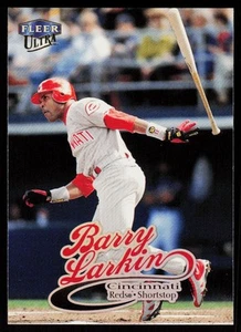 1999 Ultra Barry Larkin #7 BASEBALL Cincinnati Reds - Picture 1 of 2