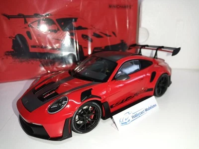 Porsche 911 (992) GT3 RS Mit Weissach-Paket 2022 RED MINICHAMPS 767065 1:18 LTD - Imagen 1 de 4