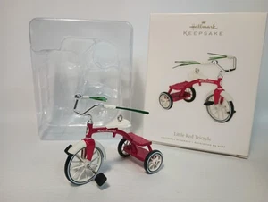 Kleines rotes Dreirad Mini Cruiser 2008 Handarbeit Punze Ornament - Bild 1 von 6