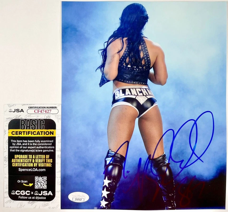 Фотография нокаут TNA Wrestling Тессы Бланшар с автографом 8x10 J сертификат подлинности JSA - Изображение 1 из 1