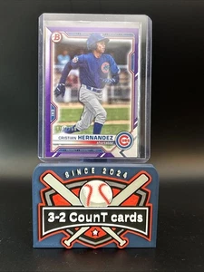 Bowman Draft 2021 - Cristian Hernández #BD-193 púrpura/250 (RC) - Imagen 1 de 2