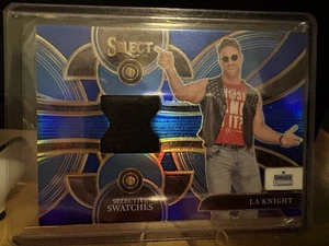2024 Panini Select WWE Selective Swatches La Knight #Sw-Lak Blue Prizm /49 (MEM) - Picture 1 of 2